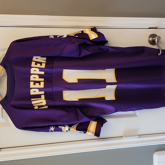 Vintage Daunte Culpepper #11 Minnesota Vikings Adidas Jersey Adult Size L - Picture 7 of 7